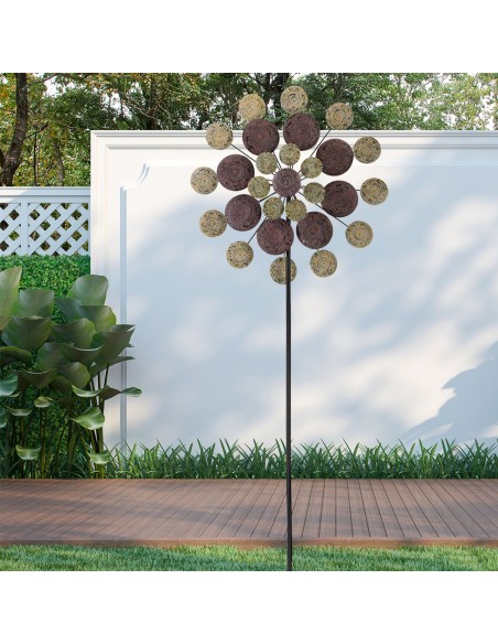 WIND SPINNER KINETIC Galaxy Medallion 