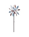 Girouette Metal Fleurs Duo