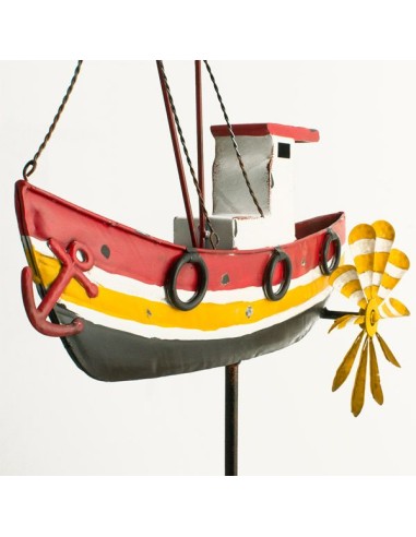Eolienne Métal Bateau de pêche