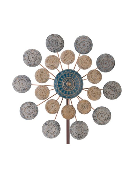 Eolienne Métal KINETIC Galaxy Medaillon Bleu Eolienne Métal KINETIC Galaxy Medaillon Bleu