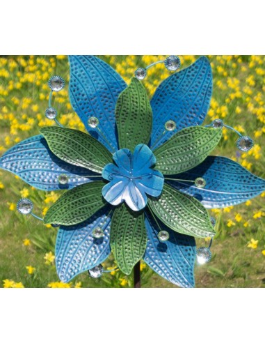 WIND SPINNER KINETIC EXOTIC FLOWER MARTINIQUE