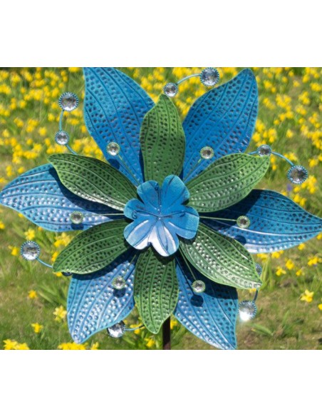 WIND SPINNER KINETIC EXOTIC FLOWER MARTINIQUE