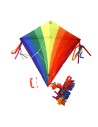 Single line kite Wolkensturmer EDDY RAINBOW